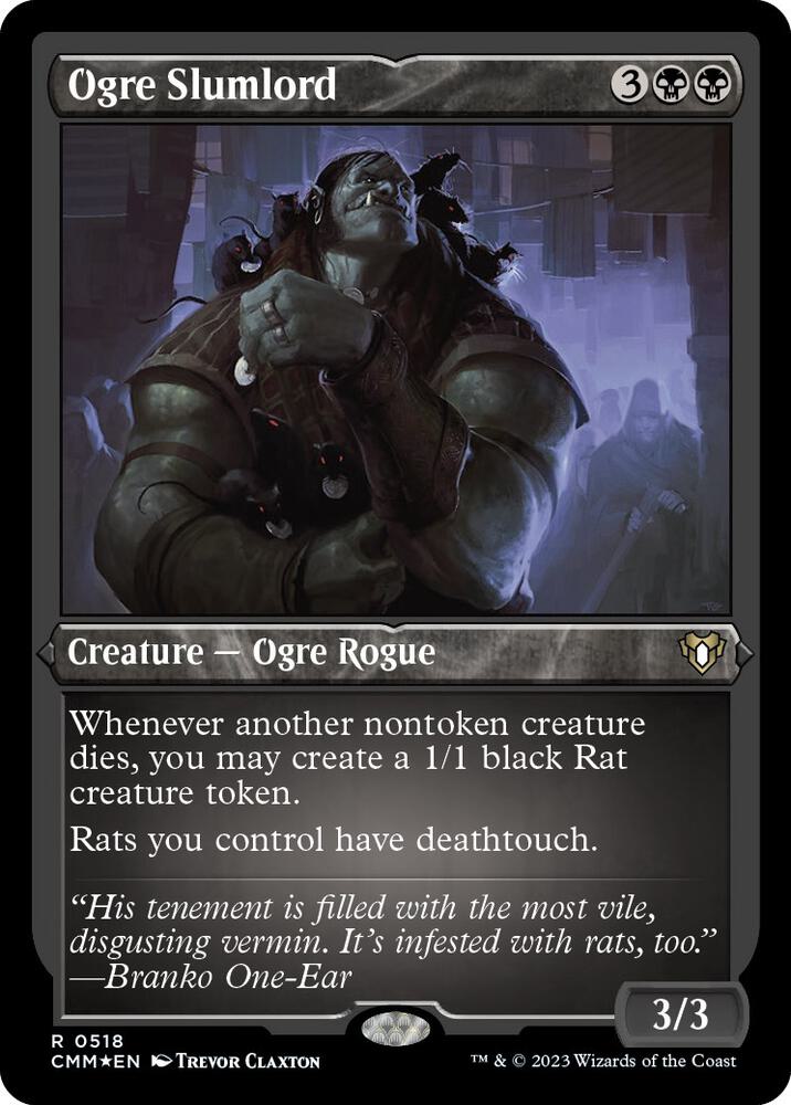 Ogre Slumlord (Foil Etched) (518) [Commander Masters]