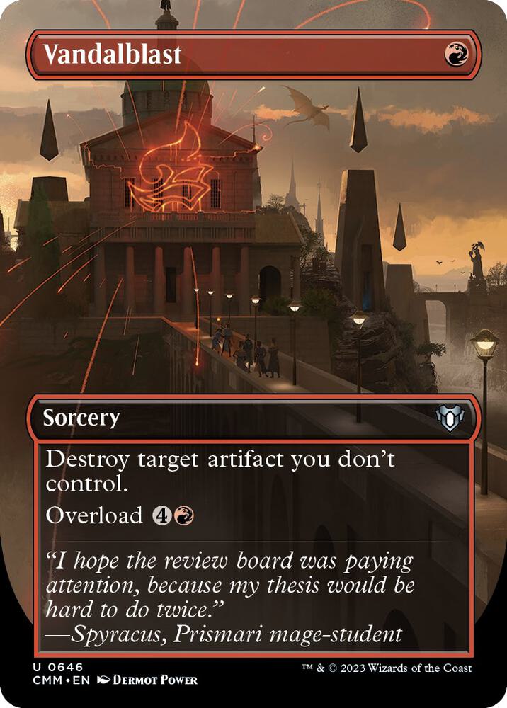 Vandalblast (Borderless) (646) [Commander Masters] [Borderless]