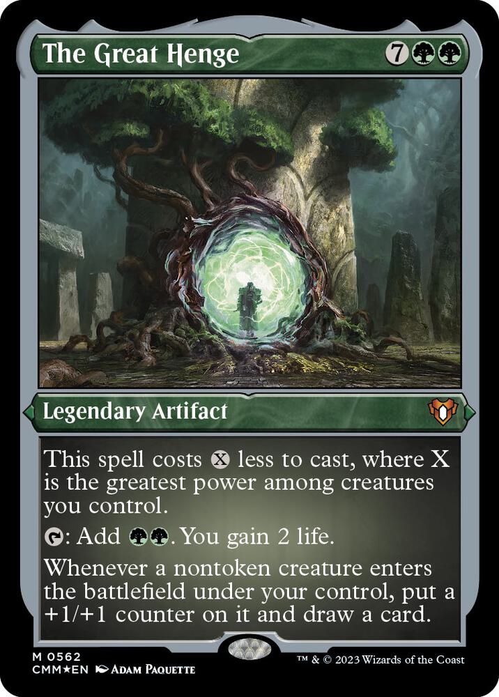 The Great Henge (Foil Etched) (562) [Commander Masters]