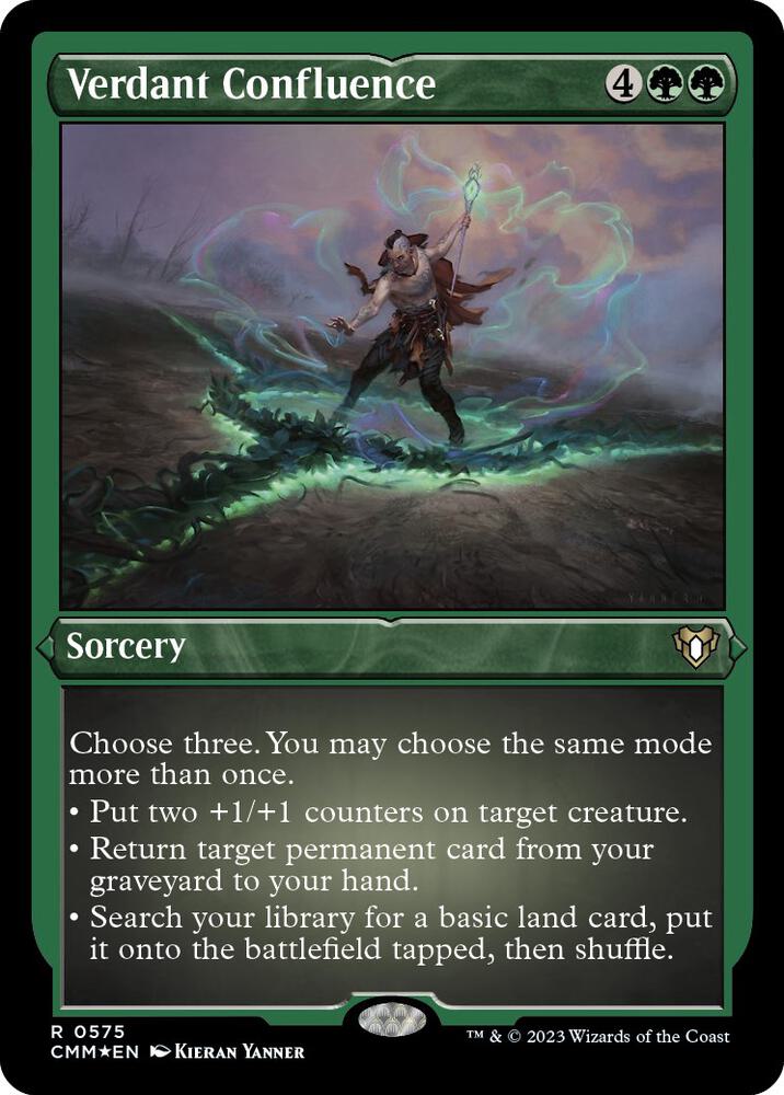 Verdant Confluence (Foil Etched) (575) [Commander Masters]