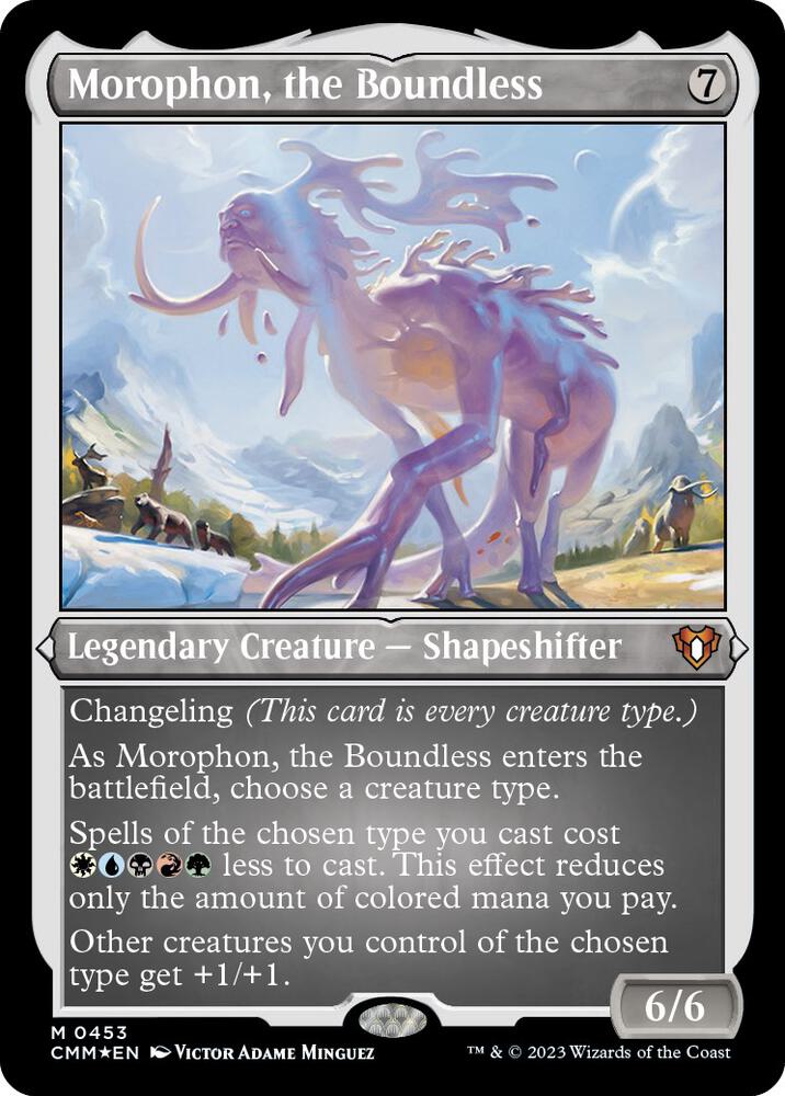 Morophon, the Boundless (Foil Etched) (453) [Commander Masters]
