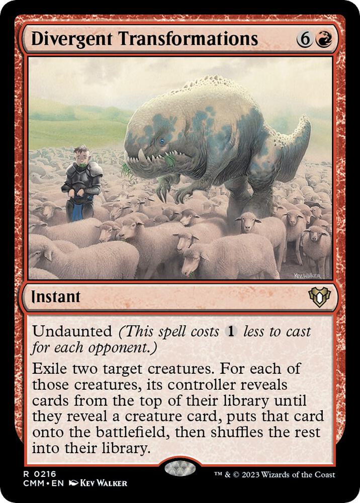 Divergent Transformations (216) [Commander Masters]