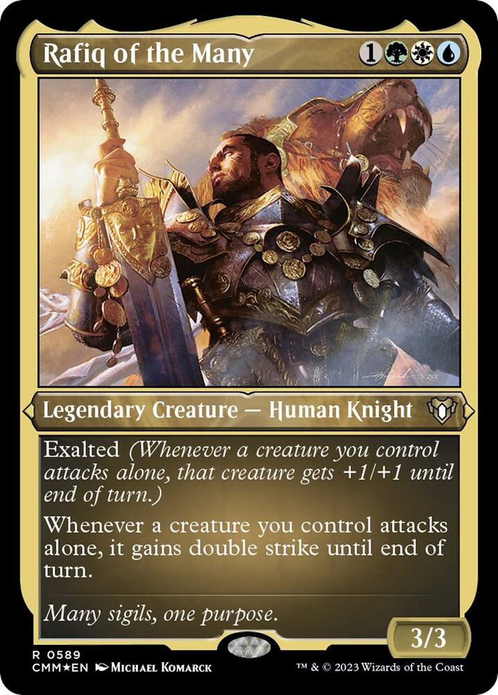 Rafiq of the Many (Foil Etched) (589) [Commander Masters]