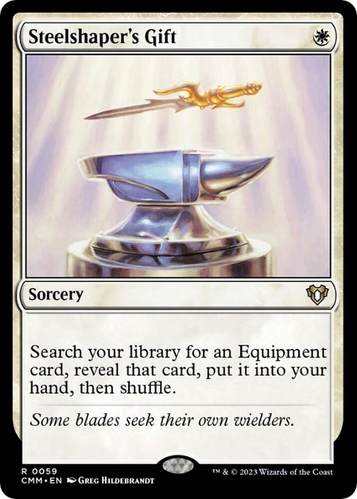 Steelshaper's Gift (59) [Commander Masters]