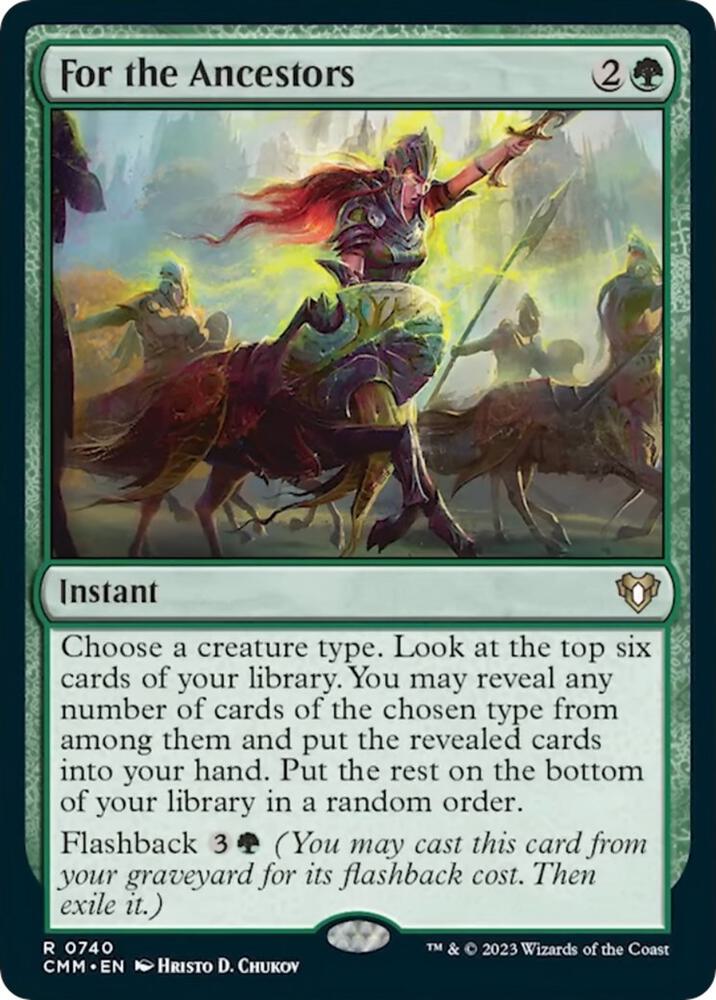 For the Ancestors (740) [Commander Masters]