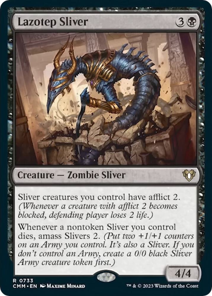 Lazotep Sliver (733) [Commander Masters]