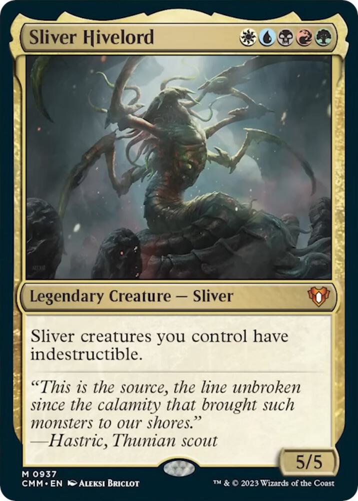 Sliver Hivelord (937) [Commander Masters]