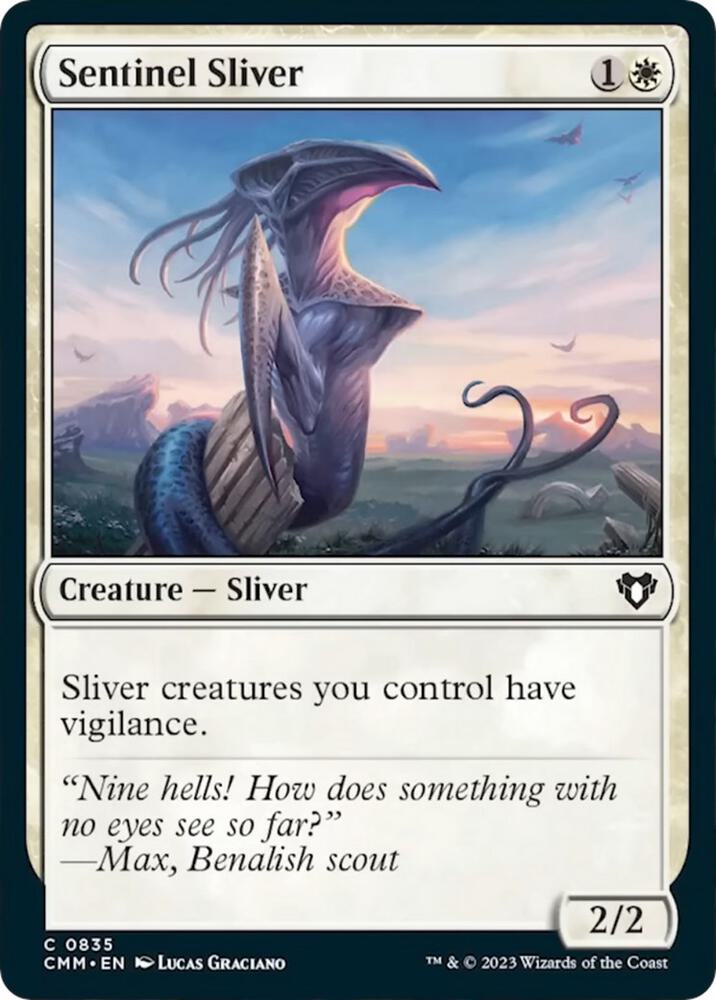 Sentinel Sliver (835) [Commander Masters]