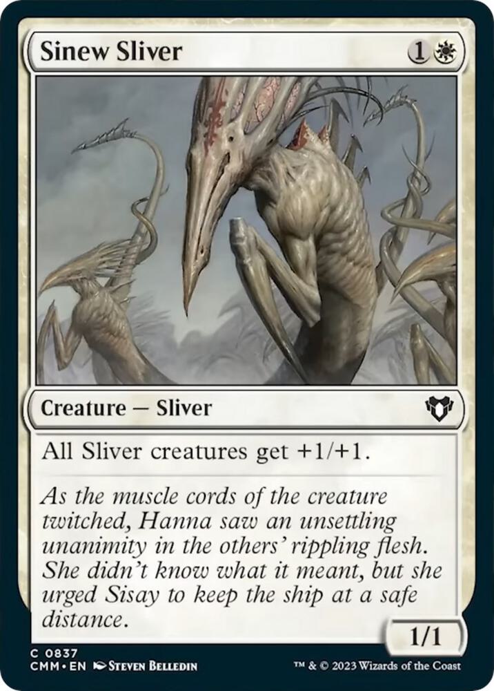 Sinew Sliver (837) [Commander Masters]