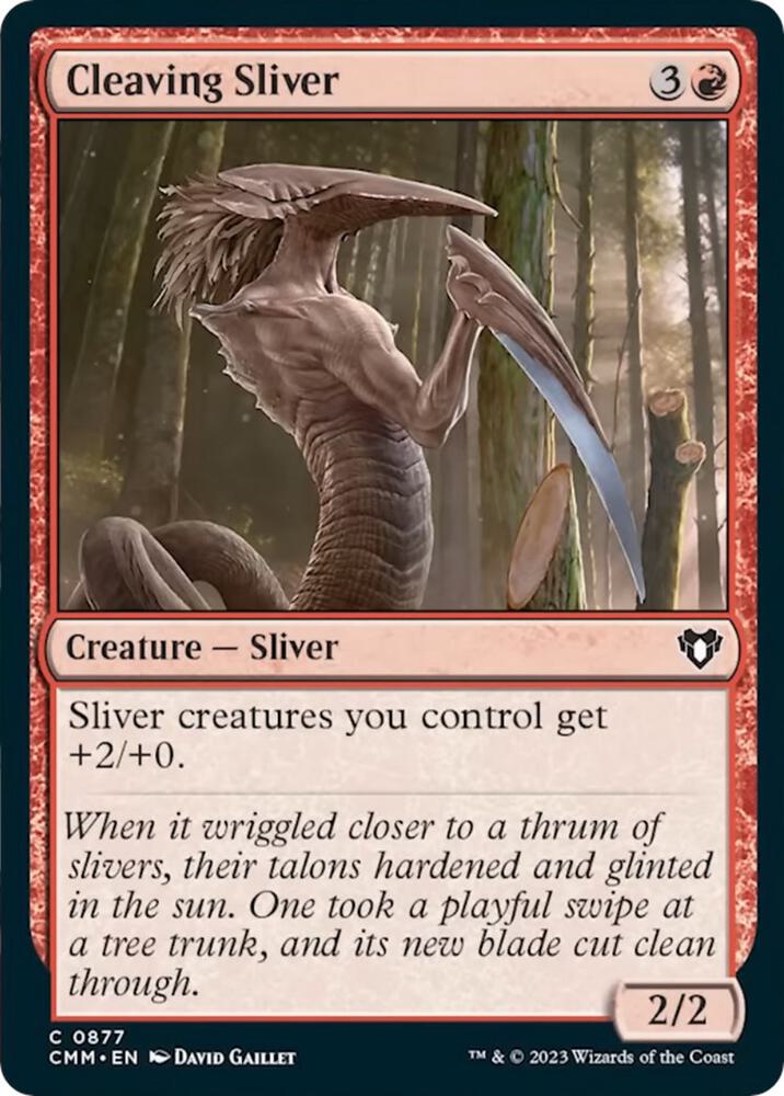 Cleaving Sliver (877) [Commander Masters]