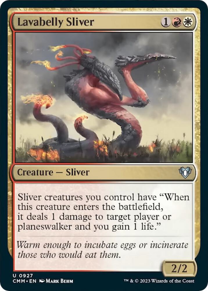 Lavabelly Sliver (927) [Commander Masters]