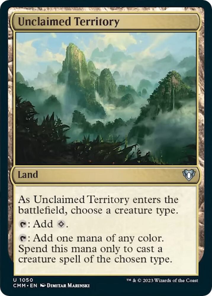 Unclaimed Territory (1050) [Commander Masters]