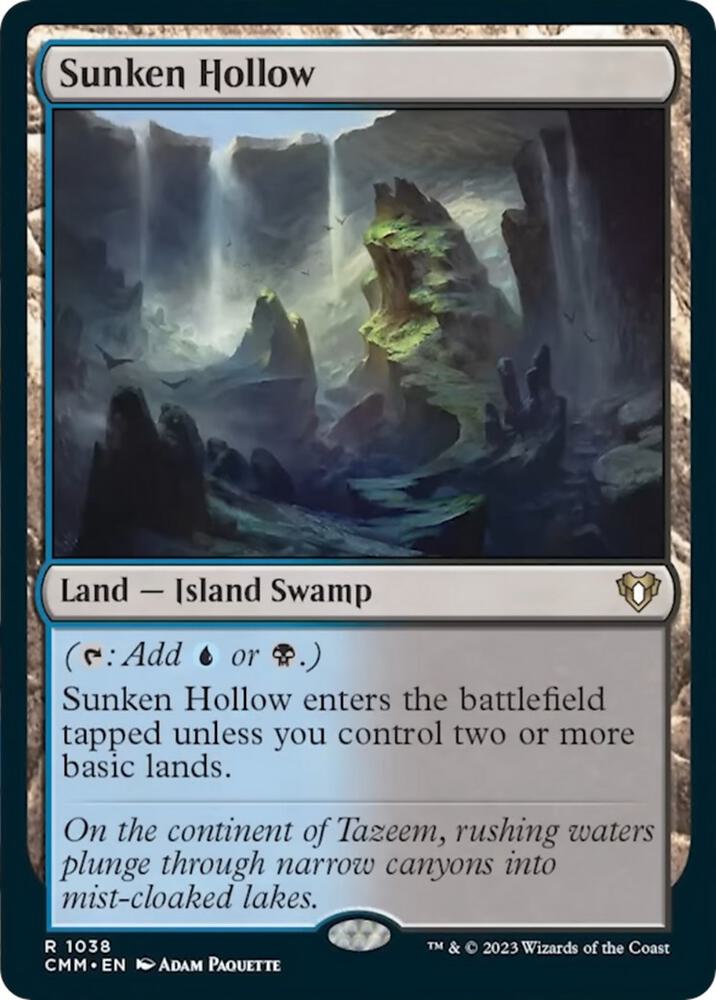 Sunken Hollow (1038) [Commander Masters]