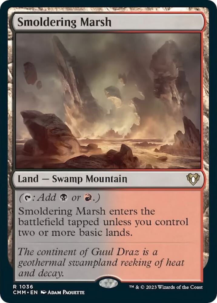 Smoldering Marsh (1036) [Commander Masters]