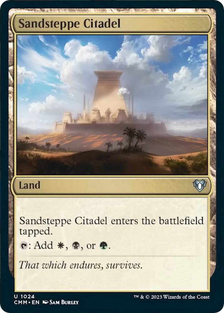 Sandsteppe Citadel (1024) [Commander Masters]