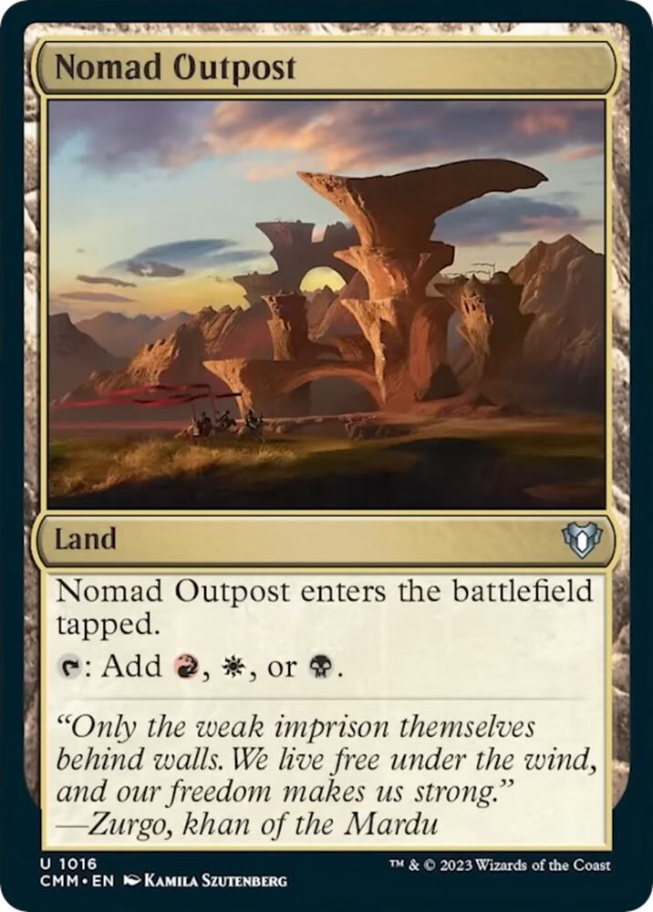 Nomad Outpost (1016) [Commander Masters]