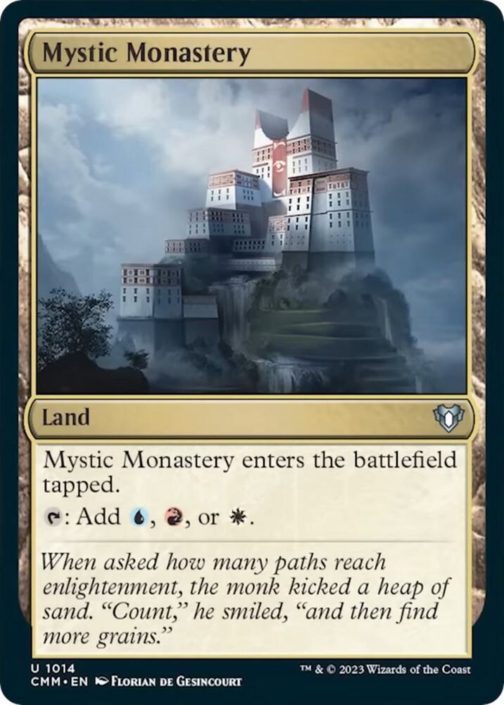 Mystic Monastery (1014) [Commander Masters]