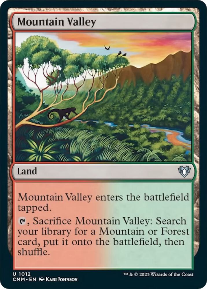 Mountain Valley (1012) [Commander Masters]