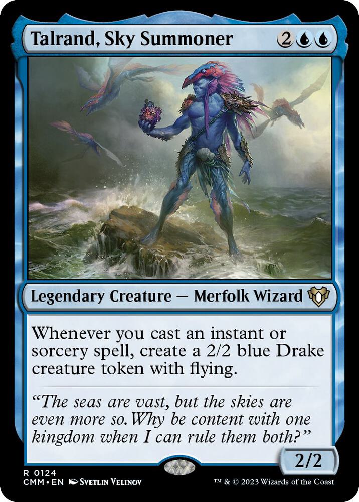 Talrand, Sky Summoner (124) [Commander Masters]