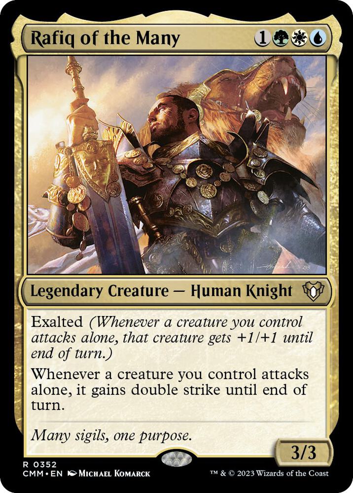 Rafiq of the Many (352) [Commander Masters]