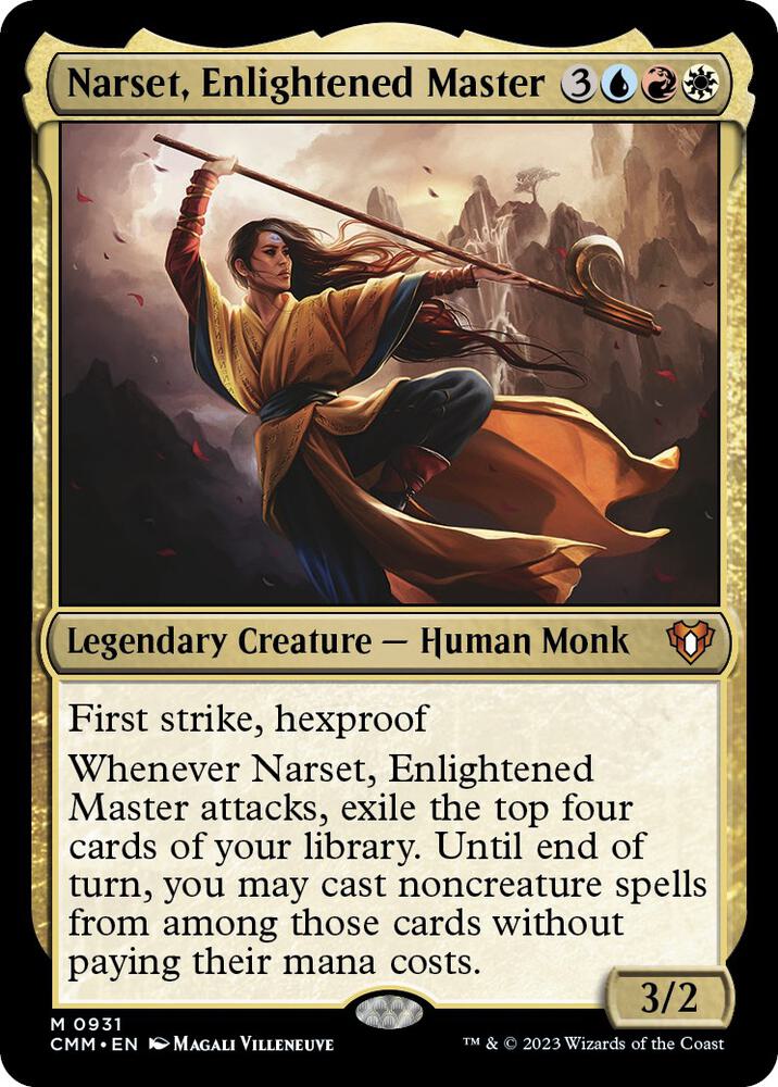Narset, Enlightened Master (931) [Commander Masters]