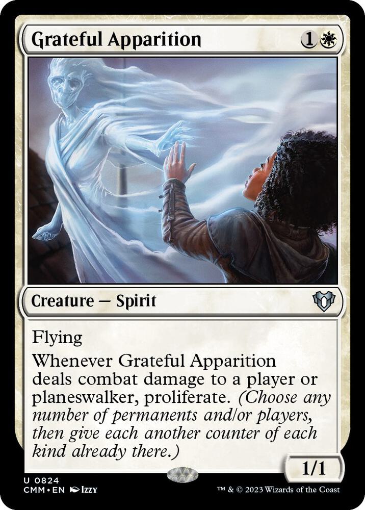 Grateful Apparition (824) [Commander Masters]