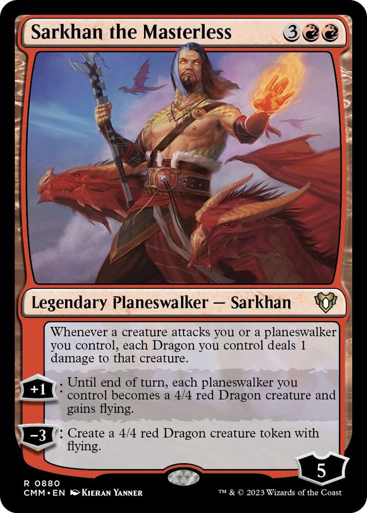 Sarkhan the Masterless (880) [Commander Masters]