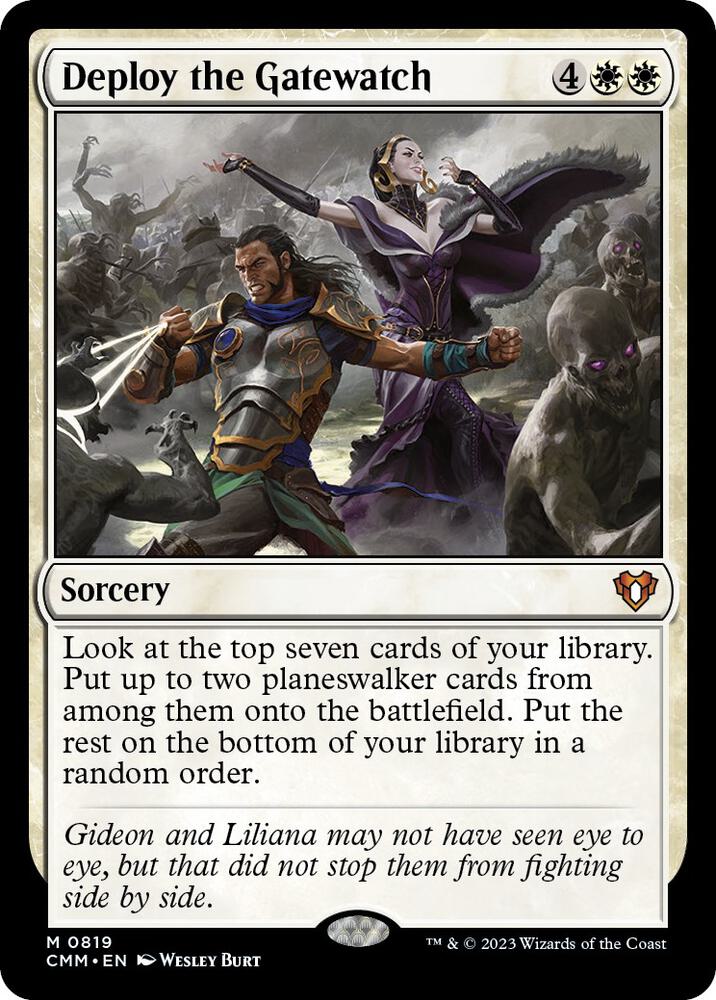 Deploy the Gatewatch (819) [Commander Masters]