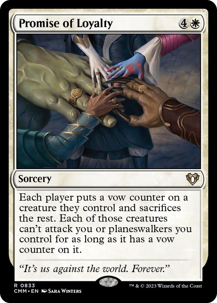 Promise of Loyalty (833) [Commander Masters]