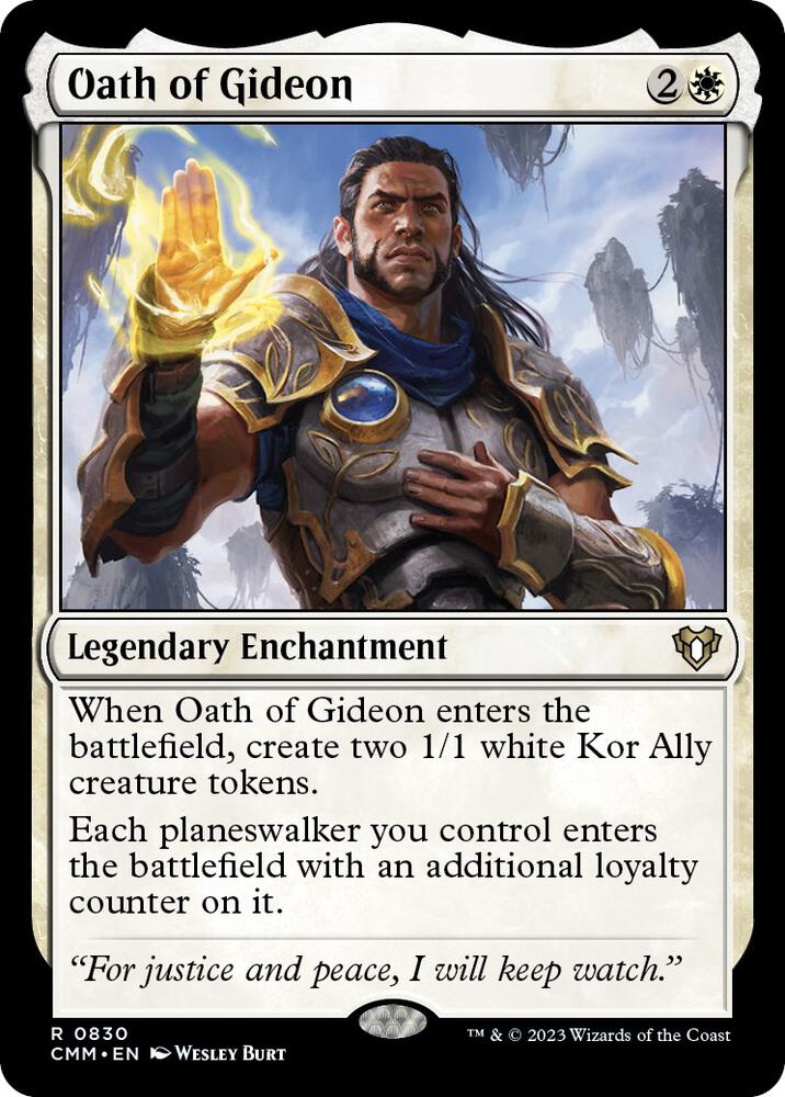 Oath of Gideon (830) [Commander Masters]