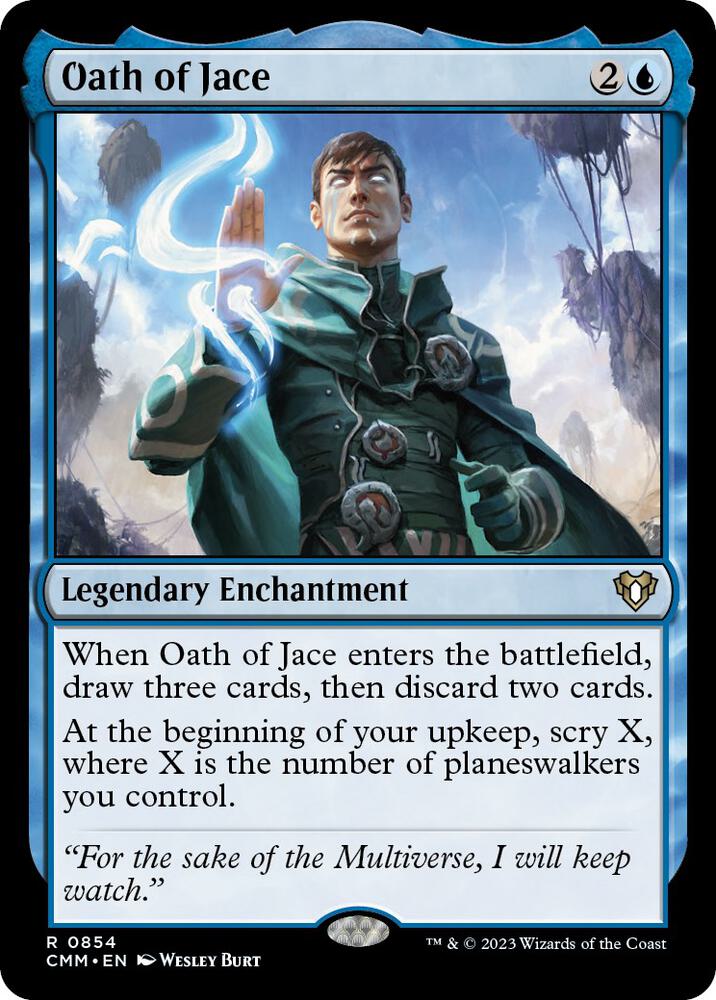 Oath of Jace (854) [Commander Masters]