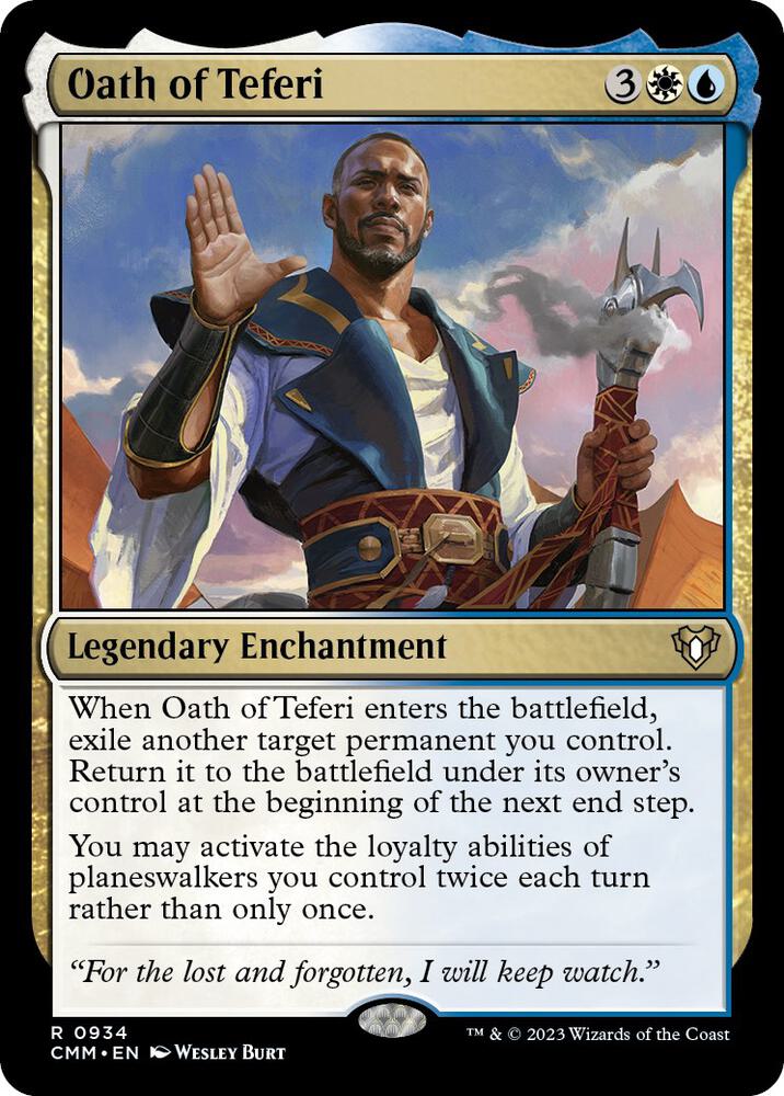 Oath of Teferi (934) [Commander Masters]