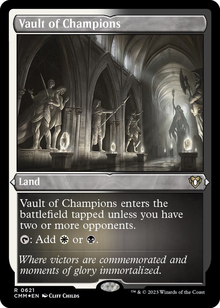 Vault of Champions (Foil Etched) (621) [Commander Masters]