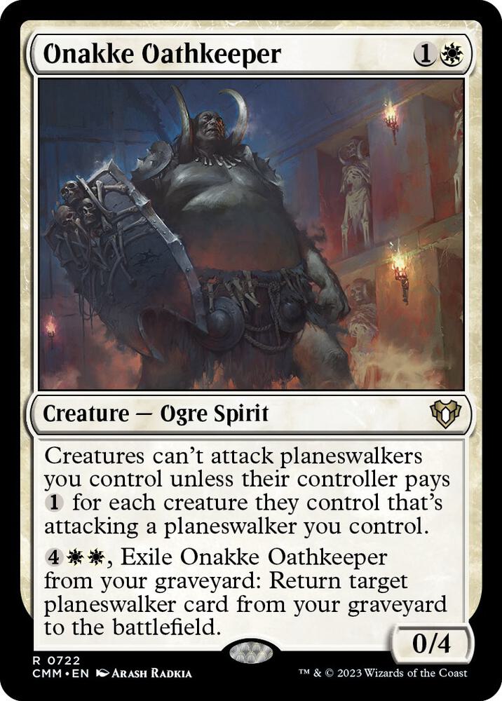 Onakke Oathkeeper (722) [Commander Masters]