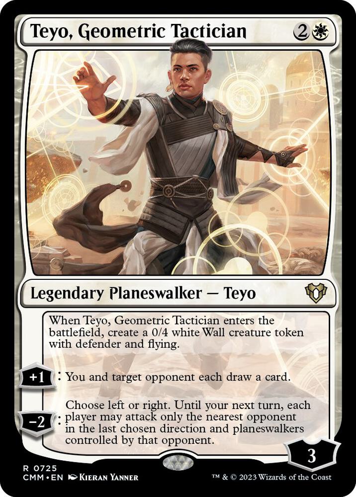 Teyo, Geometric Tactician (725) [Commander Masters]