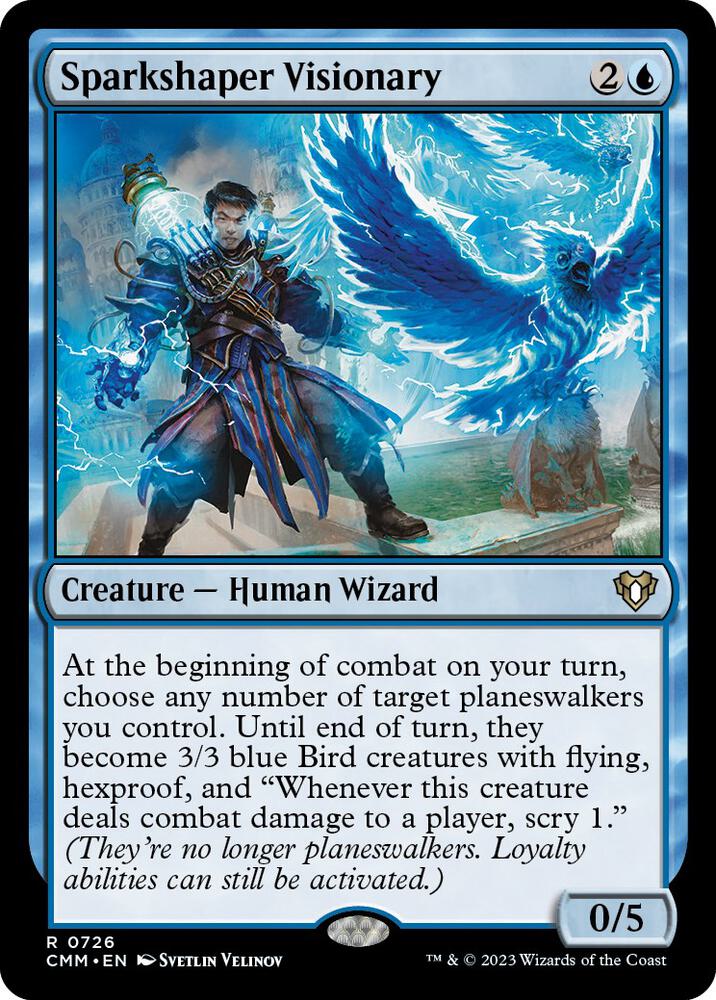 Sparkshaper Visionary (726) [Commander Masters]