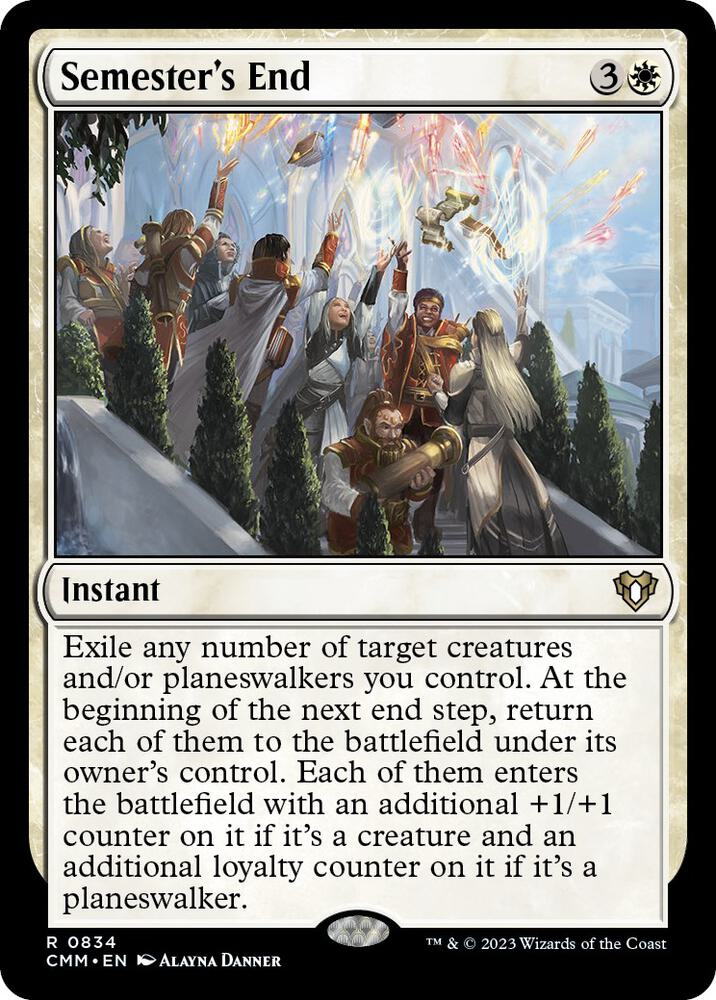 Semester's End (834) [Commander Masters]