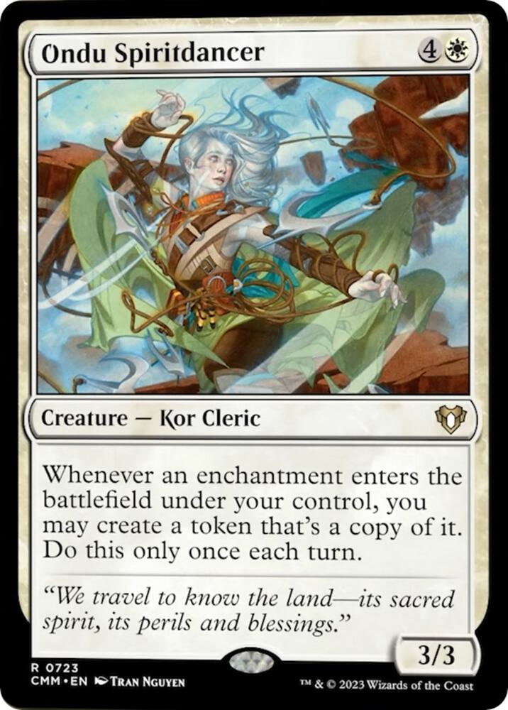Ondu Spiritdancer (723) [Commander Masters]