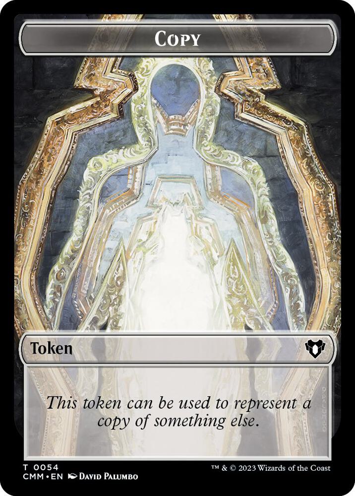 Copy (0054) // Human Soldier Double-Sided Token (54 // 6) [Commander Masters]