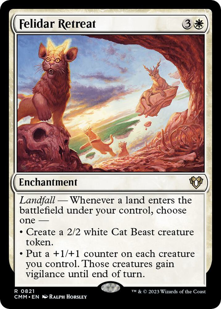 Felidar Retreat (821) [Commander Masters]