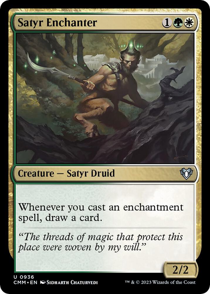 Satyr Enchanter (936) [Commander Masters]
