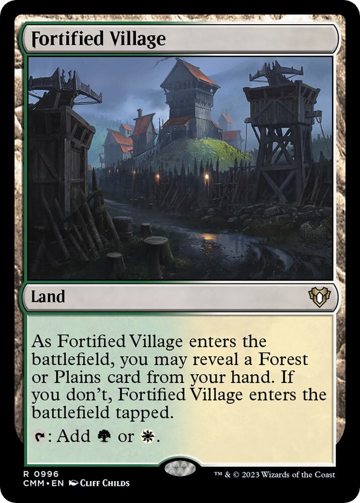 Fortified Village (996) [Commander Masters]