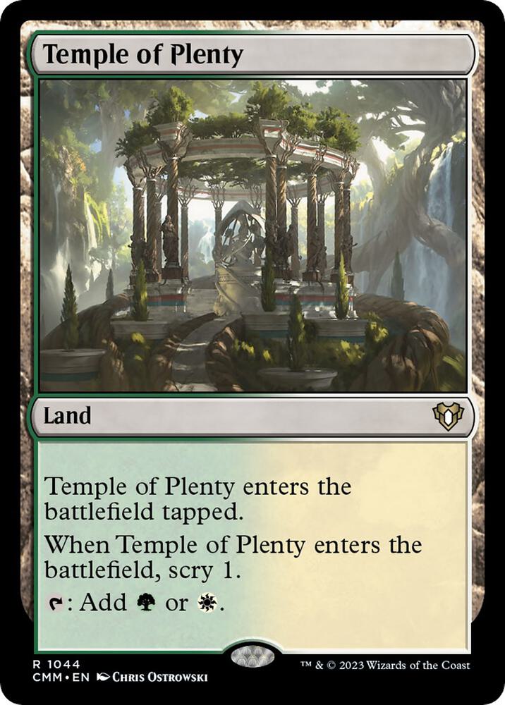 Temple of Plenty (1044) [Commander Masters]