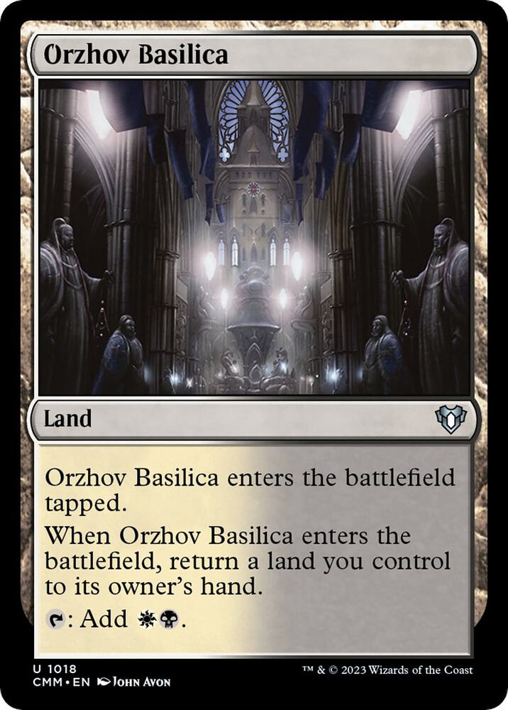 Orzhov Basilica (1018) [Commander Masters]