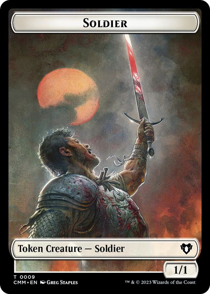 Soldier // Ogre Double-Sided Token (9 // 28) [Commander Masters]