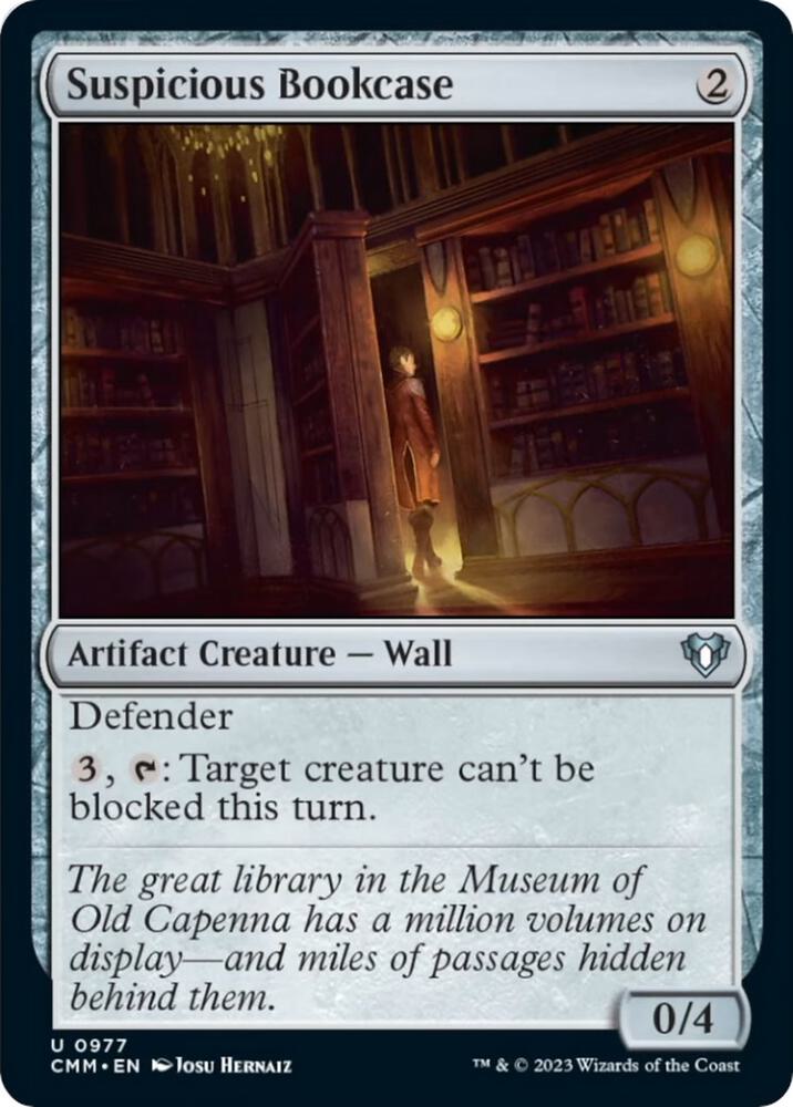 Suspicious Bookcase (977) [Commander Masters]