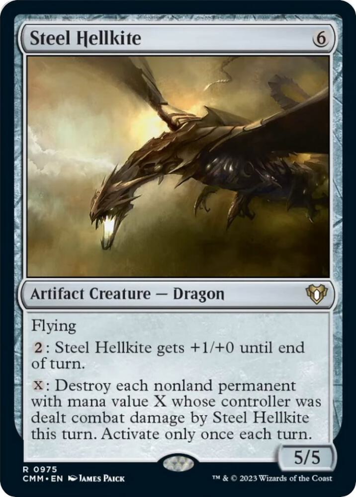 Steel Hellkite (975) [Commander Masters]
