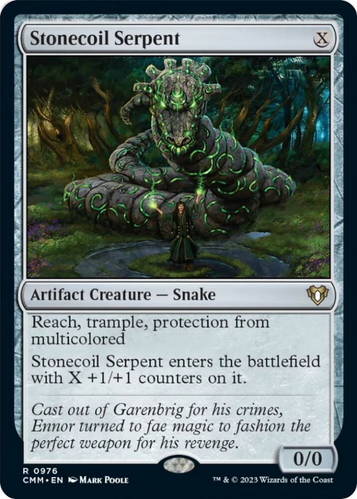 Stonecoil Serpent (976) [Commander Masters]