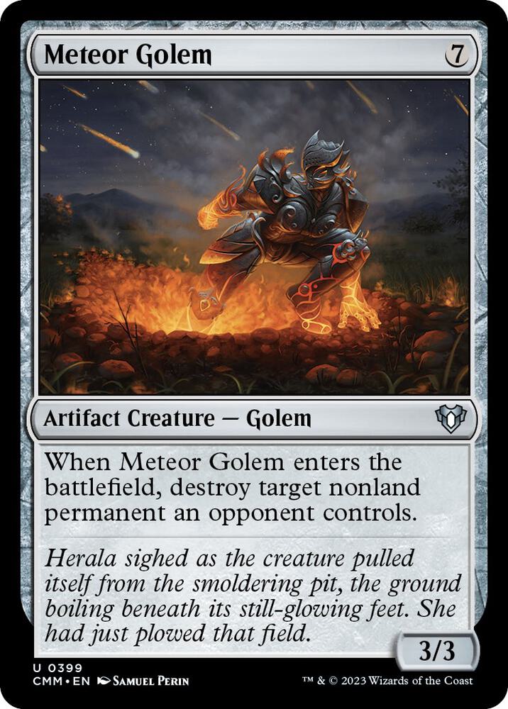 Meteor Golem (399) [Commander Masters]