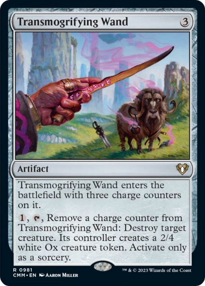 Transmogrifying Wand (981) [Commander Masters]